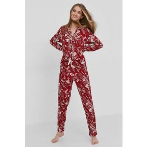 Pyžamo Answear Lab dámska, červená farba vyobraziť