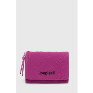Peňaženka Desigual dámska, ružová farba vyobraziť