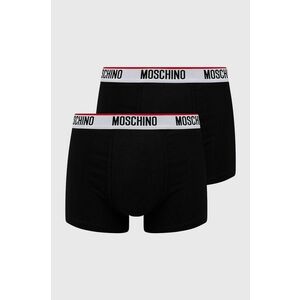 Boxerky Moschino Underwear pánske, čierna farba vyobraziť