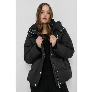 Páperová bunda Morgan dámska, čierna farba, zimná vyobraziť