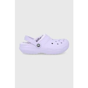 Papuče Crocs Classic Lined Clog SIC.LINED.CLOG.203591.D-LAVENDER.L, ružová farba, 203591 vyobraziť