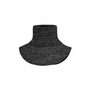 Detský šál komín Broel Lurex čierna farba, jednofarebný vyobraziť