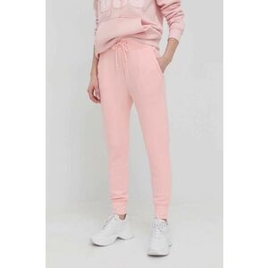Nohavice UGG 1117736-BLK, dámske, ružová farba, jednofarebné vyobraziť