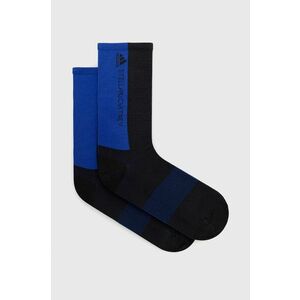 Ponožky adidas by Stella McCartney HG1211 dámske, tmavomodrá farba vyobraziť