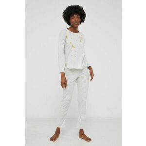 Pyžamo Answear Lab dámska, biela farba, vyobraziť