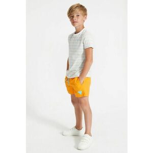 Detské plavkové šortky Guess oranžová farba vyobraziť