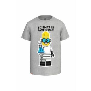 Detské bavlnené tričko Lego Wear šedá farba, s potlačou vyobraziť