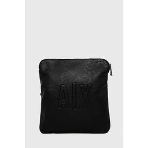Malá taška Armani Exchange čierna farba vyobraziť