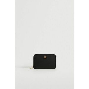 Peňaženka Mango dámska, čierna farba vyobraziť