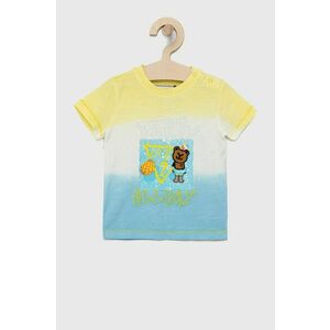 Detské bavlnené tričko Guess vzorovaný vyobraziť