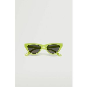 Slnečné okuliare Mango dámske, zelená farba vyobraziť