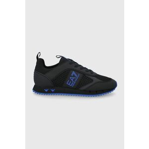 Topánky EA7 Emporio Armani čierna farba, vyobraziť