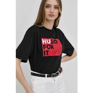 Tričko Hugo dámsky, čierna farba, vyobraziť