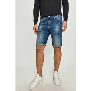 Calvin Klein Jeans - Rifľové krátke nohavice vyobraziť