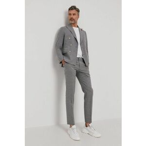 Oblek Tommy Hilfiger Tailored pánska, šedá farba, vzorovaná vyobraziť