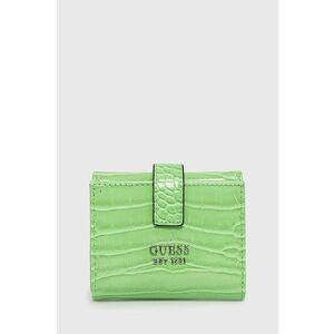 Peňaženka Guess dámska, zelená farba vyobraziť