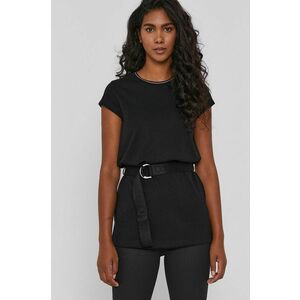 Tričko Calvin Klein dámske, čierna farba vyobraziť
