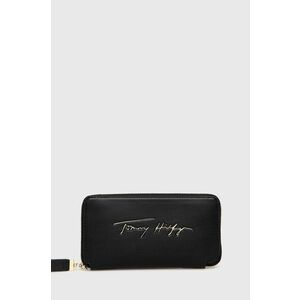 Peňaženka Tommy Hilfiger dámska, čierna farba vyobraziť