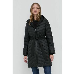 Páperová obojstranná bunda Lauren Ralph Lauren dámska, čierna farba, zimná vyobraziť