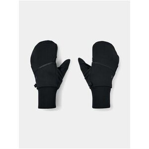 Čierne rukavice Under Armour UA W Run Convertible Gloves vyobraziť