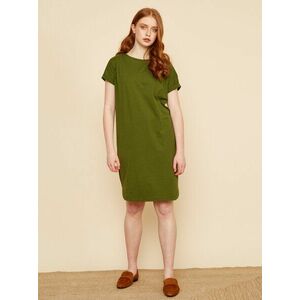Zelené basic šaty ZOOT Baseline Seraphina vyobraziť
