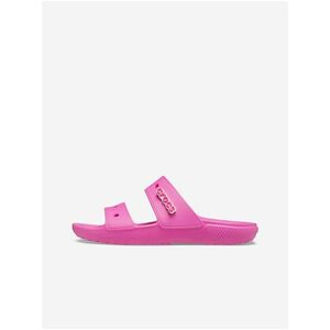 Crocs ružové šľapky Classic Crocs Sandal Electric Pink vyobraziť