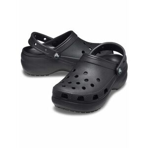 Crocs čierne topánky Classic Platform Clog W Black vyobraziť