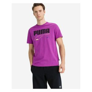 Tričká s krátkym rukávom pre mužov Puma - fialová vyobraziť