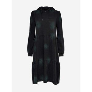 Čierne mikinové šaty s kapucou Jacqueline de Yong Fia vyobraziť