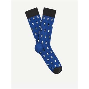 Modré vzorované ponožky Celio Timing vyobraziť