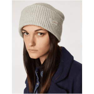 Krémová dámska vlnená rebrovaná čiapka GAS Oweld vyobraziť