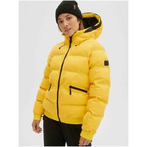 Žltá dámska prešívaná zimná bunda s kapucou O'Neill Aventurine Jacket vyobraziť