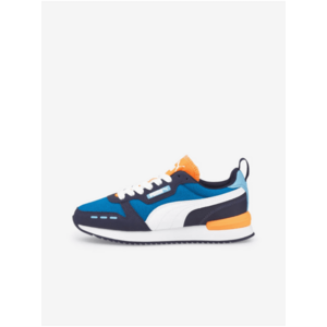 Oranžovo-modré chlapčenské tenisky Puma R78 Jr vyobraziť