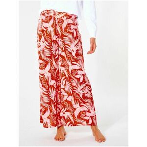 Červené dámske vzorované široké nohavice Rip Curl vyobraziť