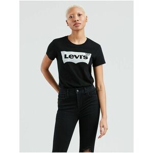 Čierne dámske tričko Levi's® vyobraziť