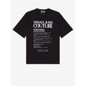 Čierne pánske tričko Versace Jeans Couture vyobraziť