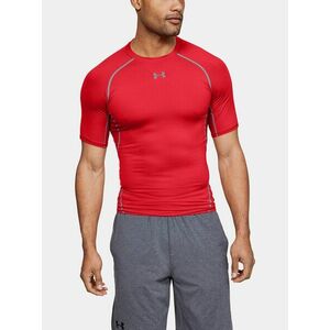 Sivo–červené pánske funkčné tričko s krátkym rukávom Under Armour vyobraziť