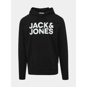 Čierna mikina Jack & Jones Corp vyobraziť