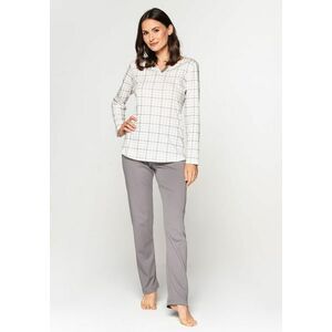 Dámske pyžamo CANA CAN-591 - bavlna Sivo-ružová XL(42) vyobraziť