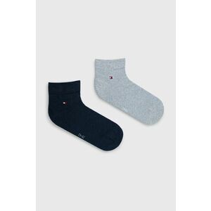 Ponožky Tommy Hilfiger (2-pak) pánske, tmavomodrá farba vyobraziť