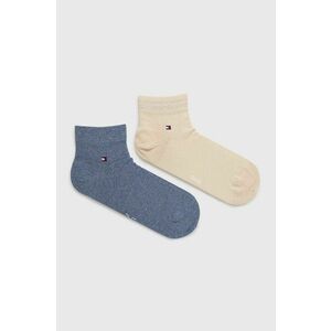 Ponožky Tommy Hilfiger (2-pak) pánske, fialová farba vyobraziť