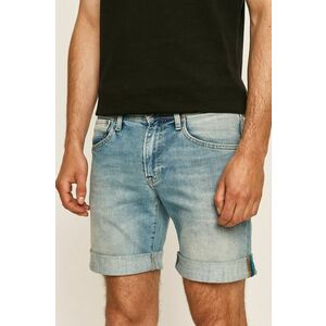 Pepe Jeans - Rifľové krátke nohavice Cane vyobraziť