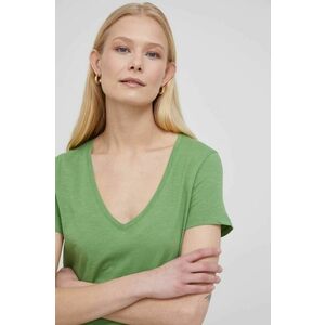 Bavlnené tričko Mos Mosh zelená farba, vyobraziť