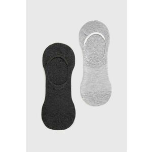 Ponožky Calvin Klein (2-pak) šedá farba vyobraziť