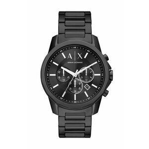 Hodinky Armani Exchange pánske, čierna farba vyobraziť