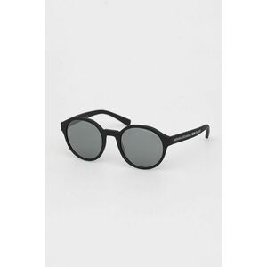 Slnečné okuliare Armani Exchange čierna farba vyobraziť