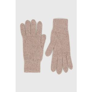 Kašmírové rukavice Answear Lab dámske, ružová farba vyobraziť