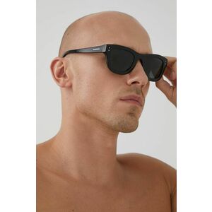 Slnečné okuliare Burberry pánske, čierna farba vyobraziť