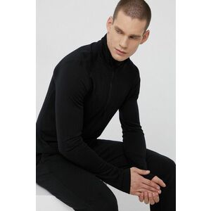 Vlnené tričko s dlhým rukávom Icebreaker čierna farba vyobraziť