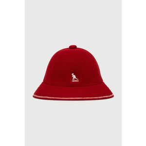 Vlnený klobúk Kangol červená farba, vlnený vyobraziť